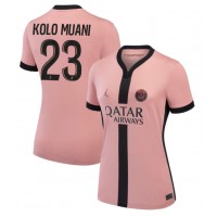 Maglia Calcio Paris Saint-Germain Randal Kolo Muani #23 Terza Divisa Donna 2024-25 Manica Corta